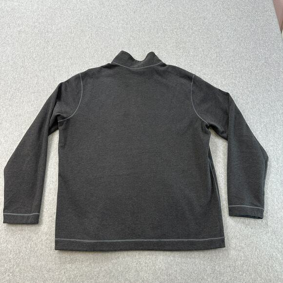 Tommy Bahama Sweatshirt Men 2XL Flip Coast Reversible 1/2 Zip Blue Gray Pullover - Picture 5 of 5